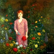 Jeanine in Our Garden