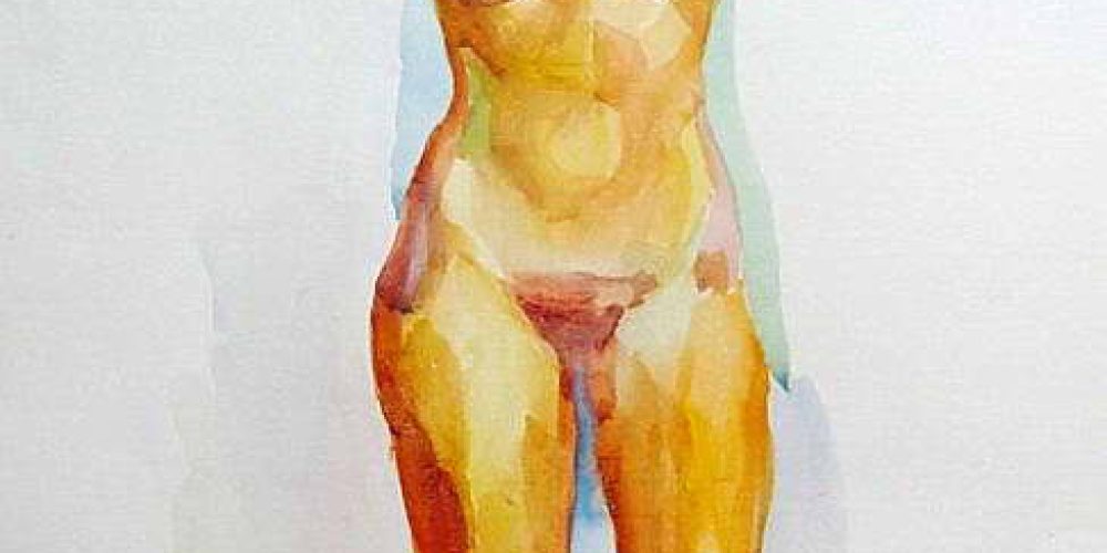 Female / watercolor / 51