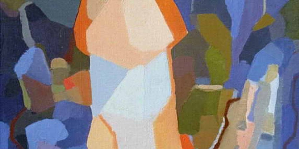 Bathing at a Waterfall