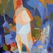 Bathing at a Waterfall