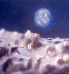 Rising Earth over Moon