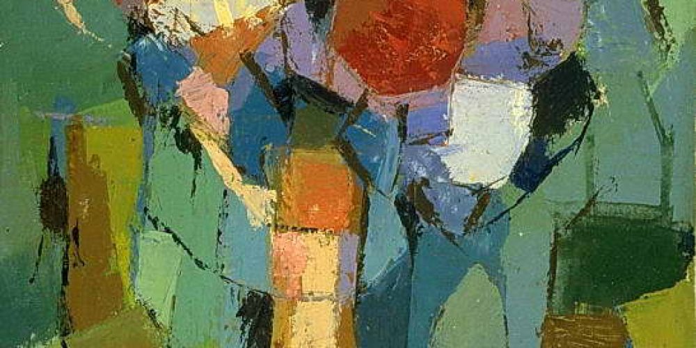 Flower Still-life / Turquoise