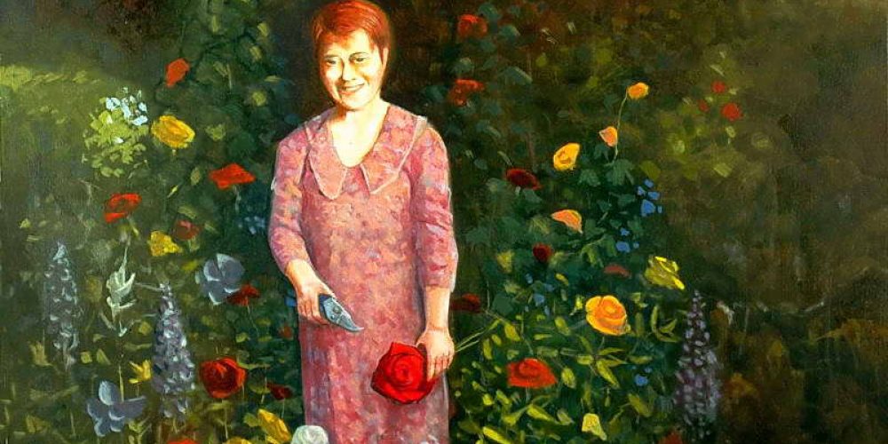 Jeanine in Our Garden