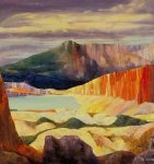 Red Cliff and Mountains