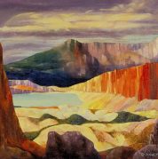 Red Cliff and Mountains