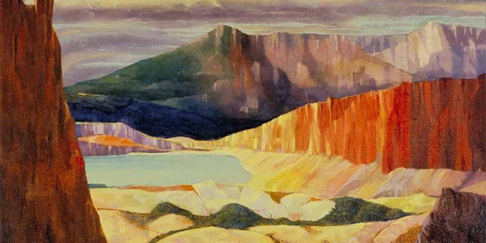 Red Cliff and Mountains