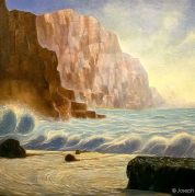 Seashore with Mountains