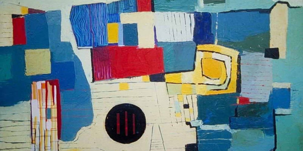 Composition with Black Circle