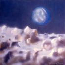 Rising Earth over Moon