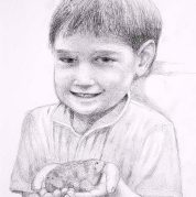 Trevor with Frog