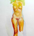 Female / watercolor / 51