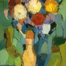 Flower Still-life / Turquoise