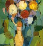 Flower Still-life / Turquoise