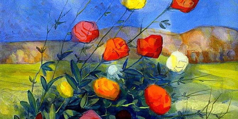 Roses in Landscape #1