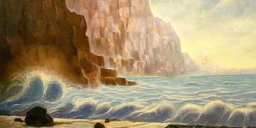 Seashore with Mountains