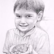 Trevor with Frog