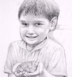 Trevor with Frog